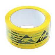 TAPE, ESD, 50MM, 66M, YELLOW, PVC