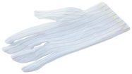 GLOVES, ESD, MEDIUM, WHITE, PK10