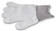 ESD PU TIP GLOVES, NYLON, L, PK10