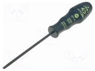 Screwdriver; slot; SL 3; ESD; Blade length: 75mm C.K