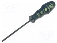 Screwdriver: standard; slot; SL 3; ESD; Blade length: 75mm C.K