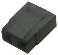 JUMPER SOCKET, 2WAY, 2.54MM, BLACK