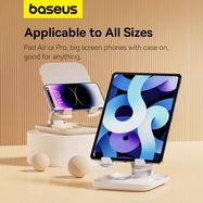 Baseus BS-HP009 Seashell Series foldable tablet stand - white, Baseus
