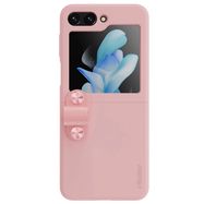 Nillkin Flex Flip Case with Charm and Stand for Samsung Galaxy Z Flip 5 - Peach, Nillkin