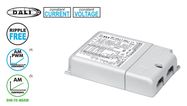 32W CC+CV LED supply, with DIP switches: 250-700mA, 12V (900mA), 24V (830mA), DALI2, Sinchronization till 10 units,