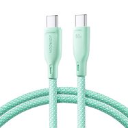 Joyroom Multi-Color Series S-A34 USB-C / USB-C PD 60W cable 1m - green, Joyroom