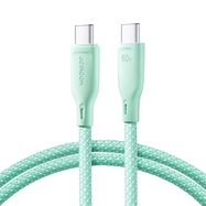 Joyroom Multi-Color Series S-A34 USB-C / USB-C PD 60W cable 1m - green, Joyroom