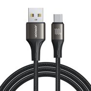 Joyroom Light-Speed ​​Series SA25-AC6 USB-A / USB-C Fast Transfer Cable 100W 2m - Black, Joyroom