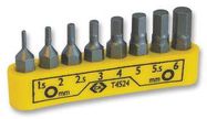 HEXAGON BIT SET, 8PC