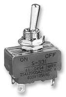 TOGGLE SWITCH, DPDT, ON-OFF-ON