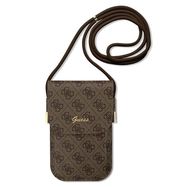 Guess 4G Metal Script Logo handbag - brown, Guess