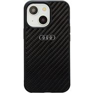 Audi Carbon Fiber iPhone 14 6.1" black/black hardcase AU-TPUPPCIP14-R8/D2-BK, Audi