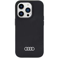 Audi Silicone Case iPhone 14 Pro 6.1&quot; black/black hardcase AU-LSRIP14P-Q3/D1-BK, Audi