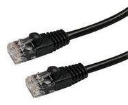 PATCH LEAD, CAT5E, BLACK, 3M