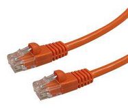 PATCH LEAD, CAT5E, ORANGE, 0.5M