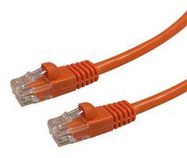 PATCH LEAD, CAT5E, ORANGE, 1M