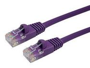 PATCH LEAD, CAT5E, PURPLE, 0.5M