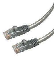 PATCH LEAD, CAT5E, SILVER, 1.25M