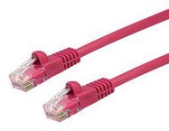 PATCH LEAD, CAT5E, PINK, 1.5M