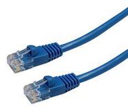 PATCH LEAD, CAT5E, BLUE, 0.5M