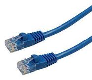 PATCH LEAD, CAT5E, BLUE, 0.75M