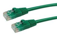 PATCH LEAD, CAT5E, GREEN, 0.3M