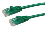 PATCH LEAD, CAT5E, GREEN, 1.5M