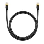 Baseus fast network cable RJ-45 cat.8 40Gbps 1m round - black, Baseus