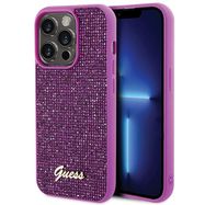 Guess Disco Metal Script case for iPhone 15 Pro - pink, Guess