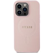 Guess GUHMP13LPSAHMCP case for iPhone 13 Pro / 13 - pink Saffiano MagSafe, Guess