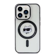 Karl Lagerfeld IML Choupette's Head MagSafe case for iPhone 15 Pro - transparent, Karl Lagerfeld