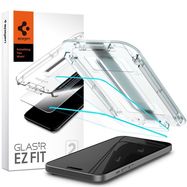 TEMPERED GLASS Spigen GLAS.TR "EZ FIT" 2-PACK IPHONE 15 PLUS CLEAR, Spigen