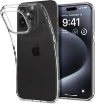 Spigen Liquid Crystal iPhone 15 Pro Case - Clear, Spigen