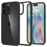 Spigen Crystal Hybrid, matte black - iPhone 15 Pro, Spigen