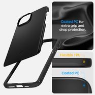 Spigen Thin Fit iPhone 15 Plus Case - Black, Spigen