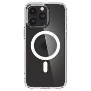 Spigen Ultra Hybrid Mag case with MagSafe for iPhone 15 Pro Max - transparent and matte, Spigen