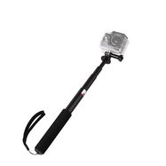 Selfie stick with camera holder - black, Hurtel