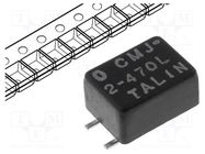 Inductor: wire; SMD; 500mA; 130mΩ; Induct.of indiv.wind: 47uH 