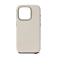 Decoded Leather Case leather with MagSafe for iPhone 15 Pro - beige, Decoded