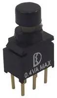 SWITCH, PUSH BUTTON, DPDT, ON-MOM