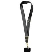 Guess CBDY Nylon Chain phone lanyard - black, Guess