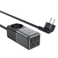 Acefast Z2 GaN 75W PD desktop charger 3x USB-C 2x USB-A - black and gray, Acefast