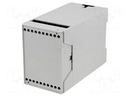 Enclosure: for DIN rail mounting; Y: 109mm; X: 55mm; Z: 75mm; ABS BOPLA