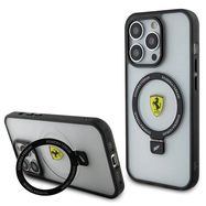 Ferrari FEHMP15LUSCAH iPhone 15 Pro 6.1&quot; transparent hardcase Ring Stand 2023 Collection MagSafe, Ferrari