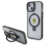 Ferrari FEHMP15SUSCAH iPhone 15 6.1&quot; transparent hardcase Ring Stand 2023 Collection MagSafe, Ferrari