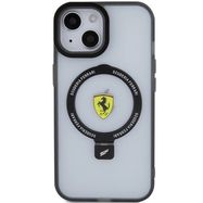 Ferrari FEHMP15SUSCAK iPhone 15 6.1&quot; black/black hardcase Ring Stand 2023 Collection MagSafe, Ferrari