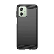 Carbon Case for Motorola Moto G54 - black, Hurtel