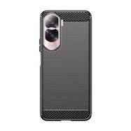 Carbon Case for Honor 90 Lite / X50i - black, Hurtel