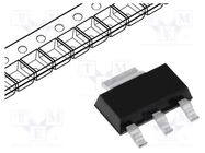 IC: voltage regulator; LDO,linear,fixed; 3.3V; 0.25A; SOT223-3 MICROCHIP TECHNOLOGY