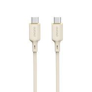 Dudao L7SCC USB-C - USB-C cable 100W 1m - beige, Dudao